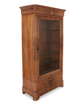 A LOUIS PHILIPPE WALNUT DISPLA