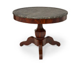 A LOUIS PHILIPPE WALNUT PEDEST