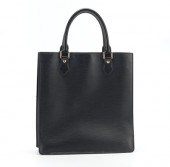 A Louis Vuitton Black Epi Leat