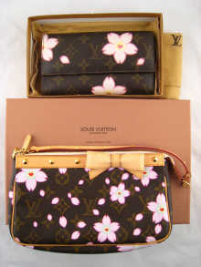 A Louis Vuitton flower decorated