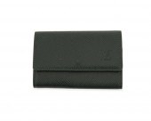A LOUIS VUITTON GREEN TAIGA LE