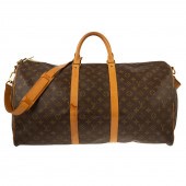 A LOUIS VUITTON KEEPALL BANDOU