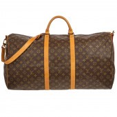 A LOUIS VUITTON KEEPALL BANDOU
