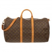 A LOUIS VUITTON KEEPALL MONOGR