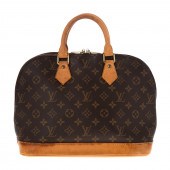 A LOUIS VUITTON MONOGRAM ALMA
