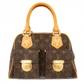 A LOUIS VUITTON MONOGRAM MANHA