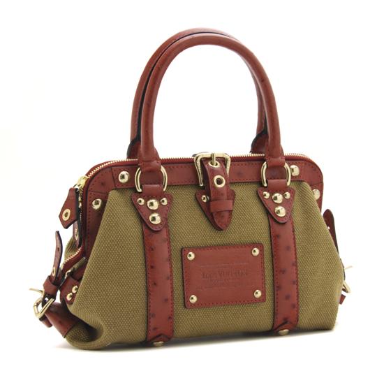 A Louis Vuitton Olive Canvas and