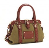 A Louis Vuitton Olive Canvas a