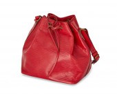 A LOUIS VUITTON PETIT NOé RED