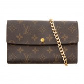 A LOUIS VUITTON SARAH WALLET O