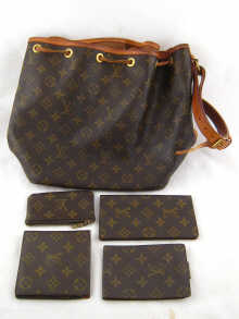A Louis Vuitton shoulder bag