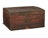 A LOUIS XIII-STYLE LEATHER-CLA