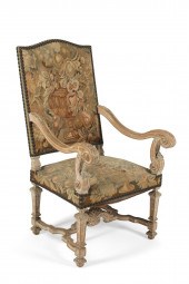 A LOUIS XIV STYLE PARCEL PAINT