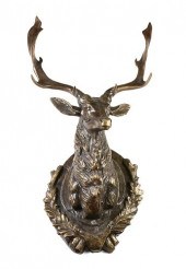 A LOUIS XIV STYLE PATINATED BR