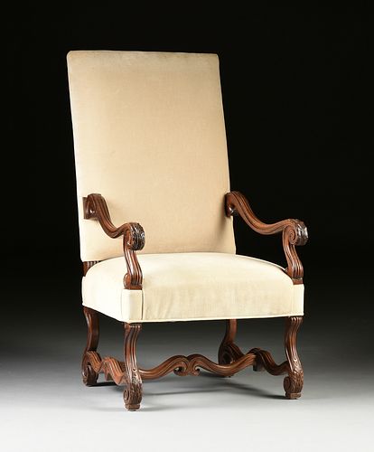 A LOUIS XIV STYLE VELVET