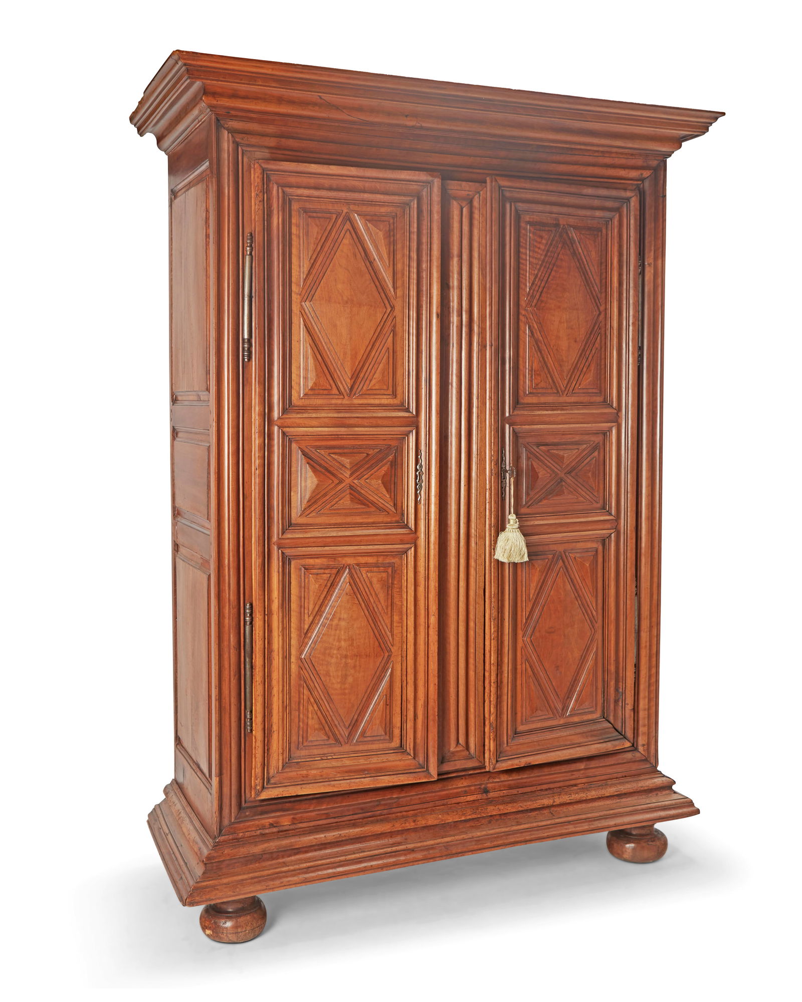 A LOUIS XIV-STYLE WALNUT ARMOIREA