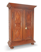 A LOUIS XIV-STYLE WALNUT ARMOI