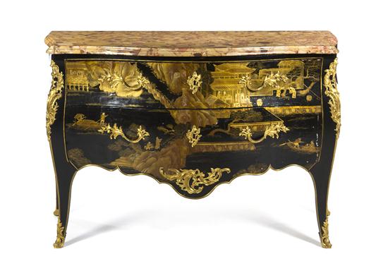 A Louis XV Gilt Bronze and