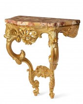 A LOUIS XV GILTWOOD CONSOLEA L