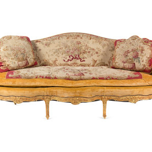 A Louis XV Painted Sofa with