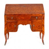 A Louis XV Parquetry Bureau en