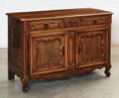 A LOUIS XV PROVINCIAL WALNUT B