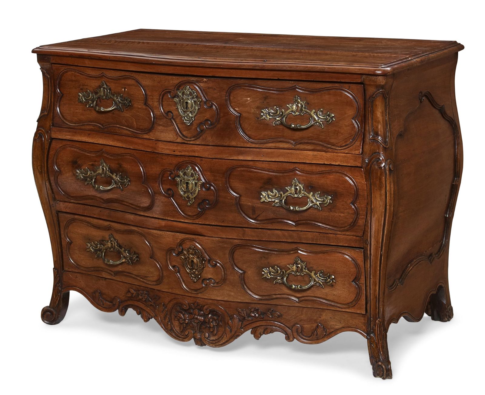 A LOUIS XV PROVINCIAL WALNUT