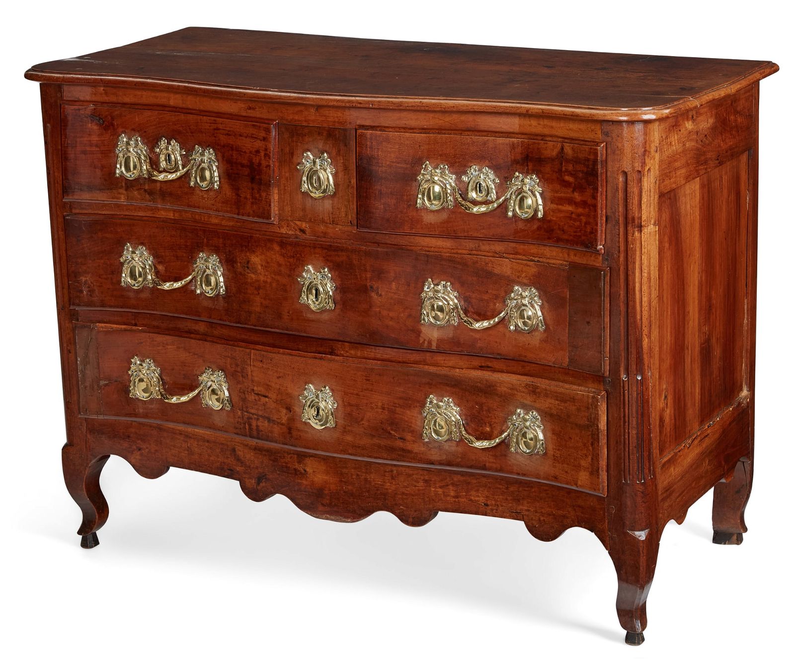 A LOUIS XV PROVINCIAL WALNUT