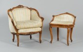 A Louis XV Style Bergere Armch