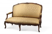 A LOUIS XV STYLE CARVED BEECHW