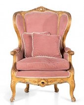 A LOUIS XV STYLE CARVED GILTWO