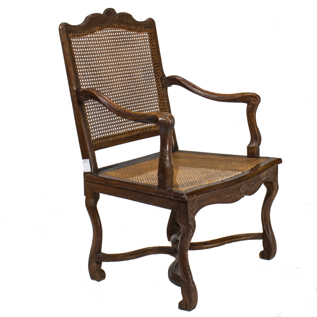 A LOUIS XV STYLE FAUTEIL A Louis XV