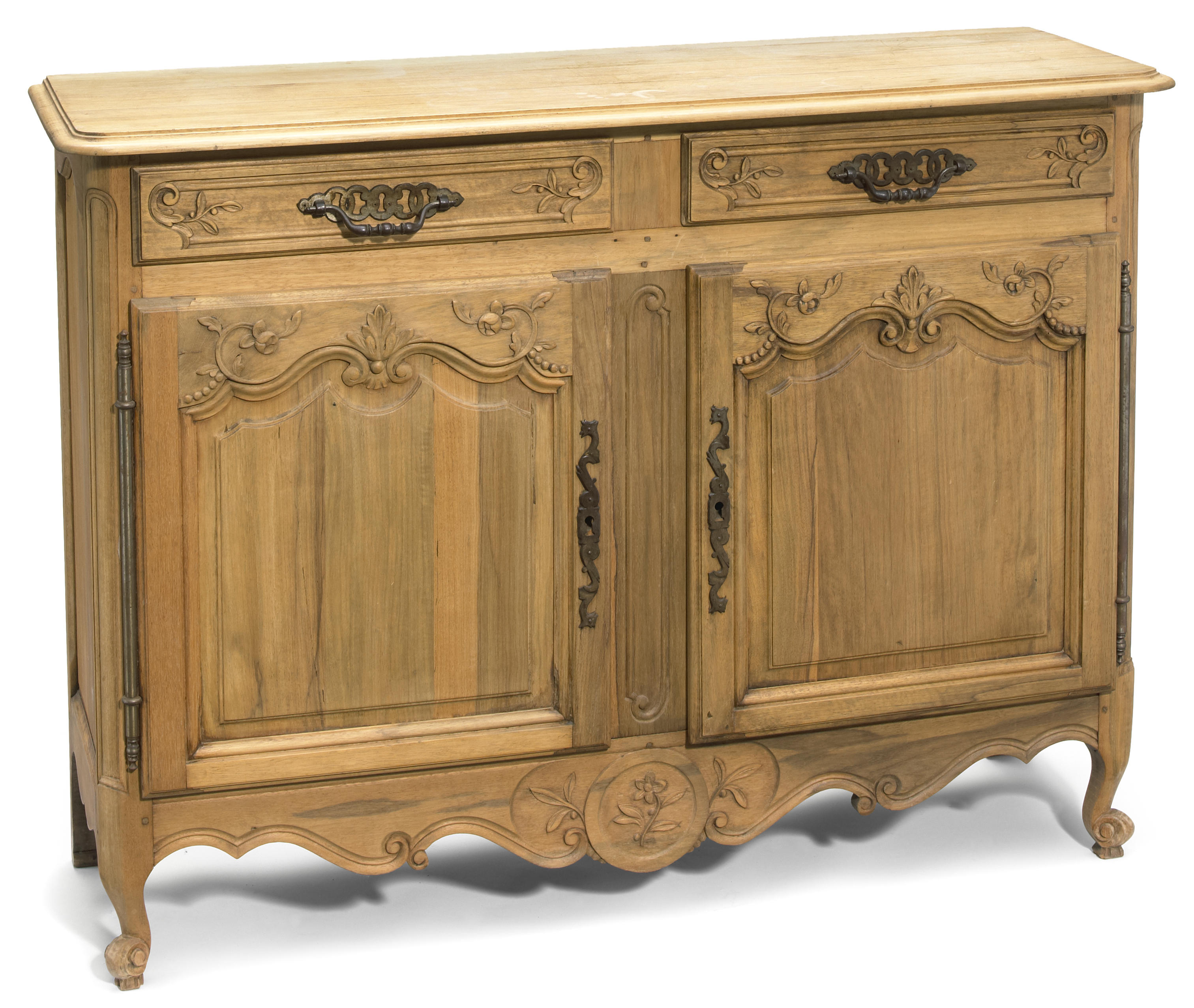 A Louis XV style fruitwood buffet