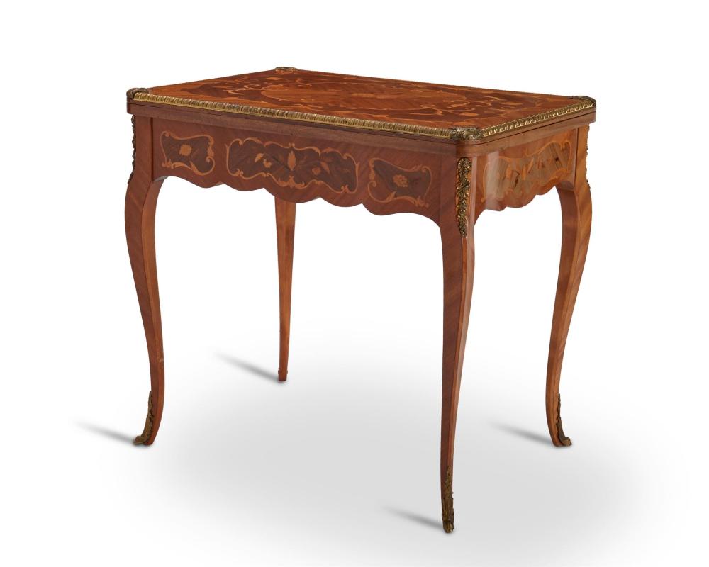 A LOUIS XV-STYLE GAME TABLEA