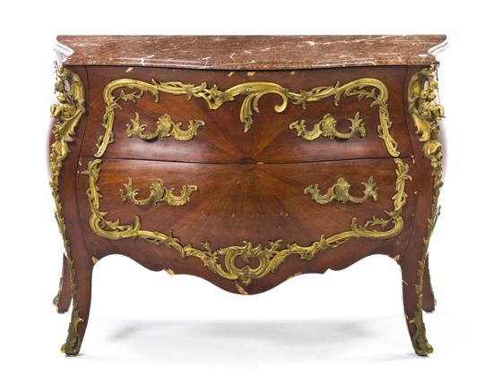 *A Louis XV Style Gilt Bronze