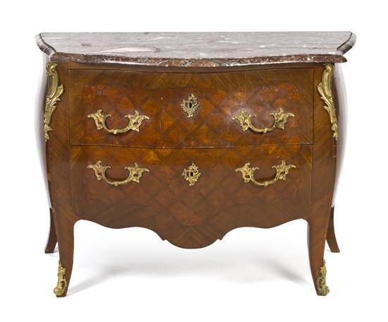 A Louis XV Style Gilt Bronze and
