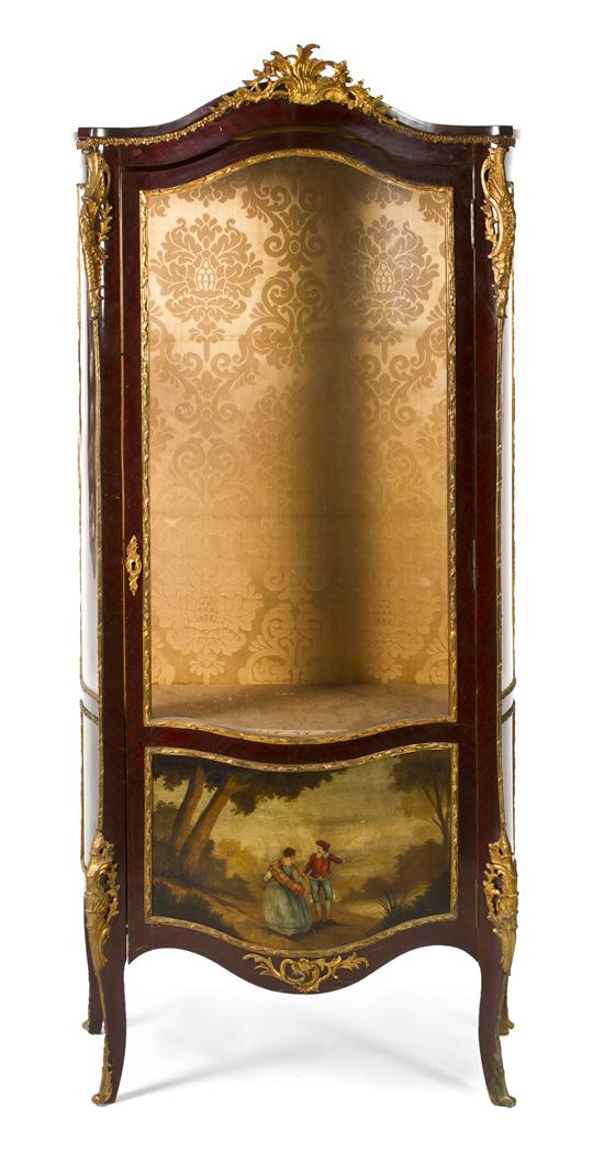 A Louis XV Style Gilt Metal Mounted