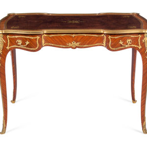 A Louis XV Style Gilt Bronze