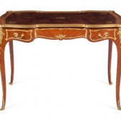 A Louis XV Style Gilt Bronze M