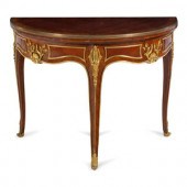 A Louis XV Style Gilt Bronze M