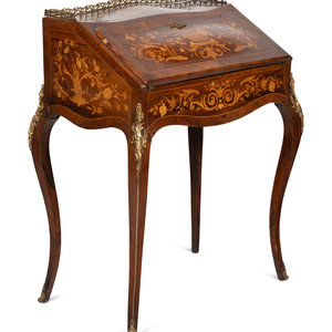 A Louis XV Style Gilt Bronze