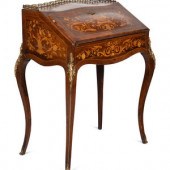 A Louis XV Style Gilt Bronze M