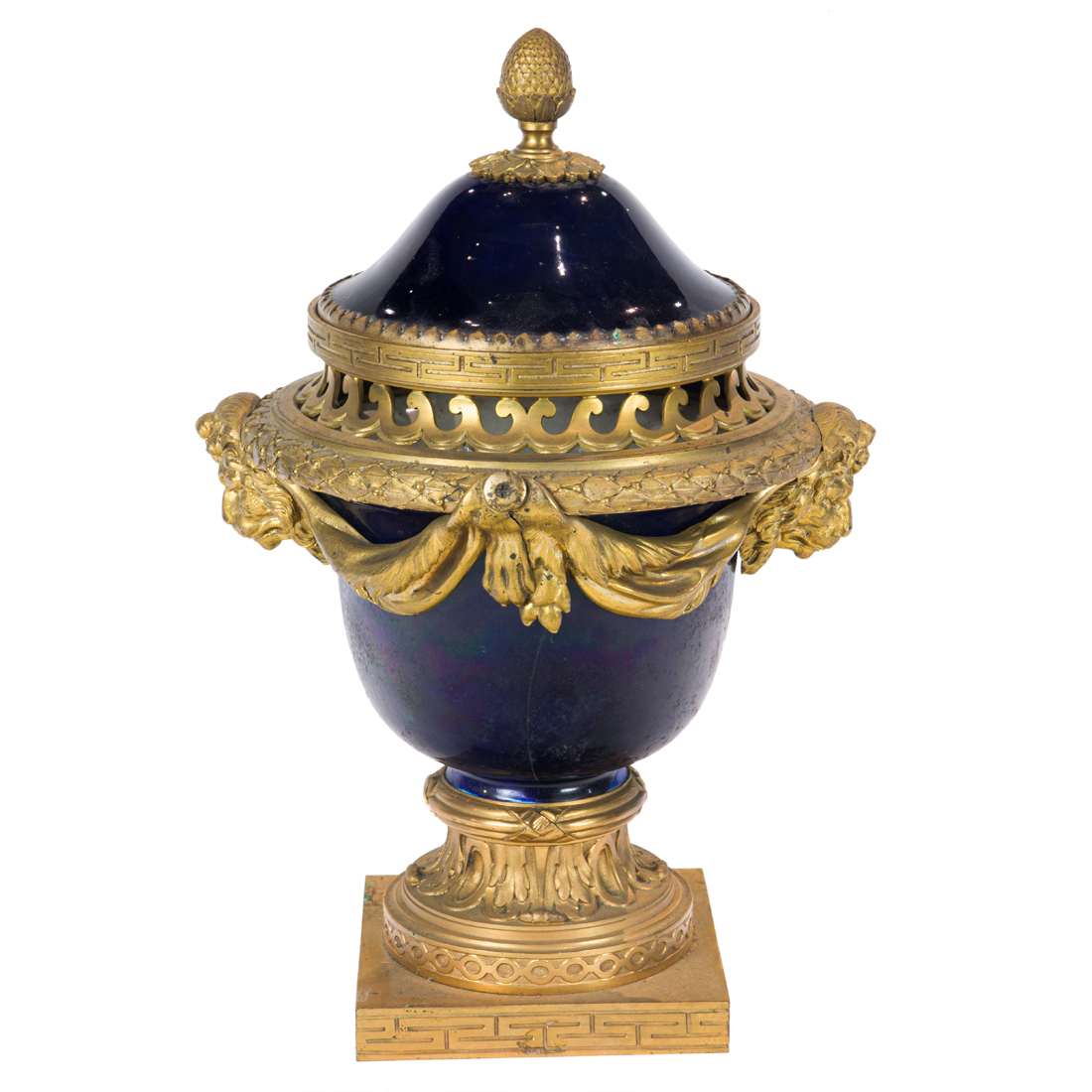 A LOUIS XV STYLE GILT BRONZE