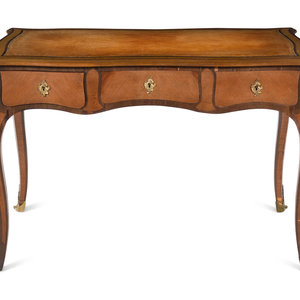 A Louis XV Style Gilt Metal Mounted