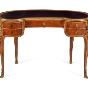 A Louis XV Style Gilt Bronze
