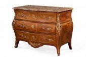 A LOUIS XV STYLE GILT BRONZE M