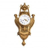 A LOUIS XV STYLE GILT BRONZE C