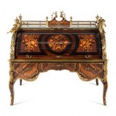 A Louis XV Style Gilt Bronze M
