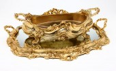 A Louis XV style gilt-bronze j