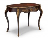 A LOUIS XV-STYLE JAPANNED DESK